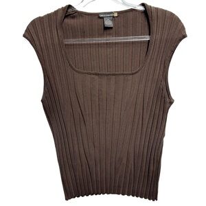 Vintage Neiman Marcus Silk Thick Ribbed Knit Sweater